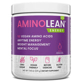 RSP NUTRITION AminoLean label front shows natural energy and Acai flavor.