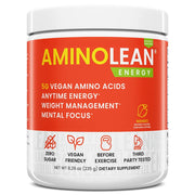 RSP NUTRITION AminoLean natural pre-workout mango tub for clean energy