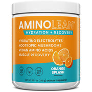 RSP NUTRITION AminoLean Orange Splash powder ready to mix for hydration.