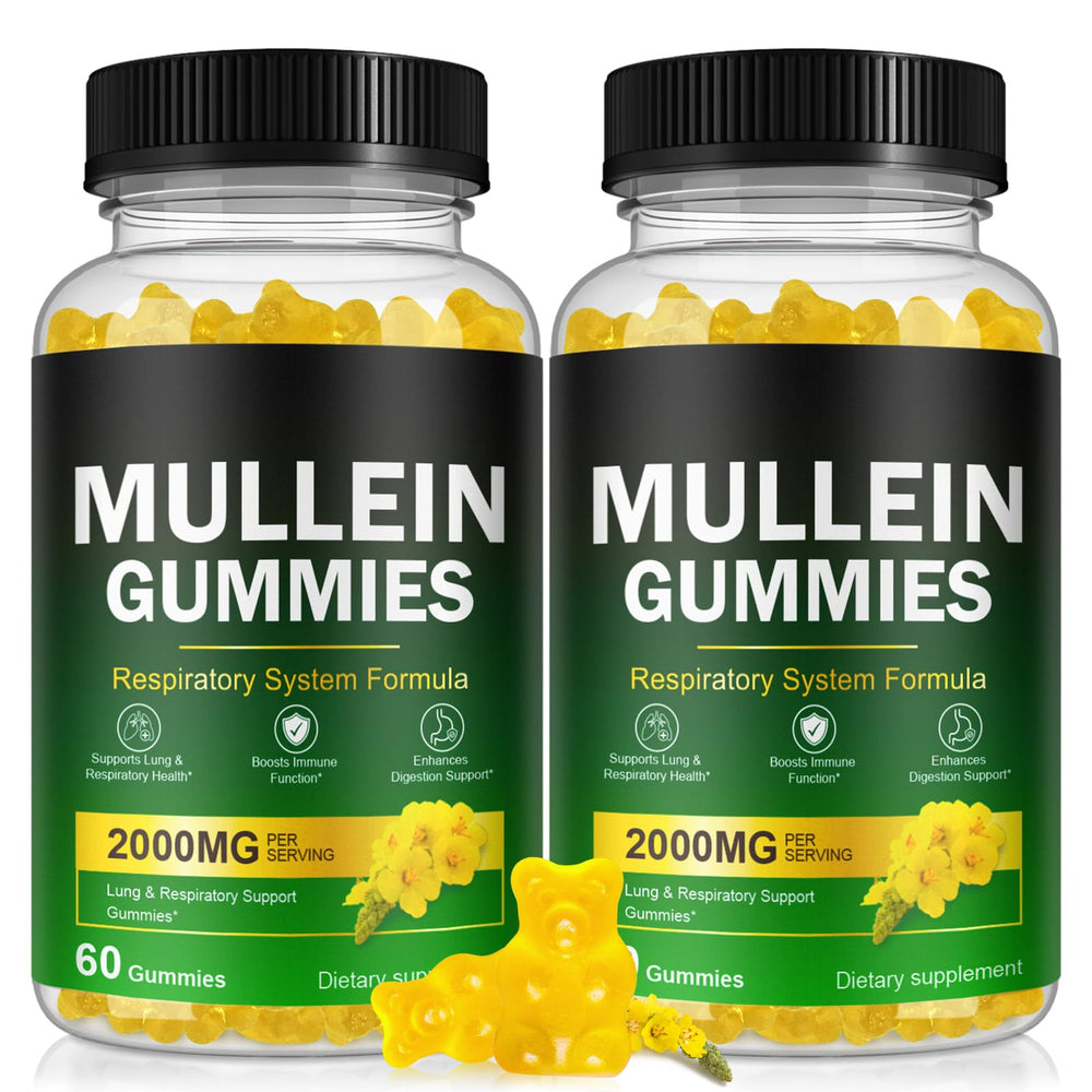 Ruduwu Mullein Gummies bottle for daily respiratory support.