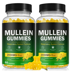 Ruduwu Mullein Gummies bottle for daily respiratory support.