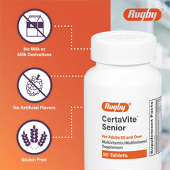 Certavite Senior pack image illustrating easy once-daily dosage for seniors.