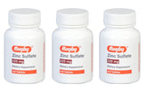 Rugby Laboratories tabletas sulfato de zinc 220 mg en botella para uso diario