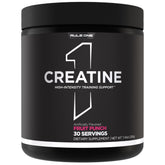 Rule 1 Creatine Powder scoop-dispense for easy daily measurement before workouts.