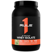 Rule 1 Proteins R1 whey isolate bottle pour for quick protein intake