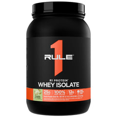 Rule 1 Proteins R1 whey isolate bottle pour for quick protein intake
