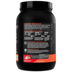 R1 Whey Isolate being poured highlights smooth consistency for easy blending