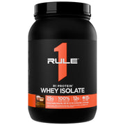 Rule 1 R1 Protein Whey Isolate bottle showing pure isolate protein for clean macros.