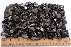 RUMINERAL stones show 97-98% carbon content and fullerene-rich composition.