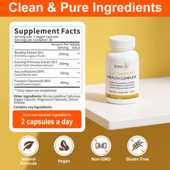 RUNICA capsules laid out to reveal a convenient daily blend.