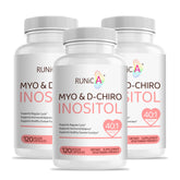RUNICA Myo-Inositol & D-Chiro Inositol bottle with 360 capsules for fertility support