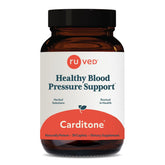 ruved Carditone bottle front view highlighting heart support for adults