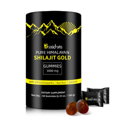 Ruxidora Shilajit Gummies highlighting Himalayan energy for daily vitality