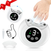 RVDU electric nail clipper trim head glides smoothly for clean, even nails.