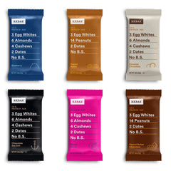 RXBAR Chocolate Sea Salt bar on desk offers a satisfying energy boost.