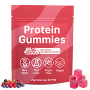 RyNutra protein gummies bottle for convenient daily protein support.