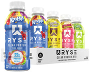 RYSE Clear Protein Drink variety pack front view for post workout use