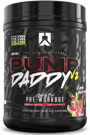RYSE Pump Daddy V2 bottle pouring to reveal non-stim pump benefits