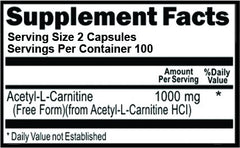 S Superior Health L-Carnitine label detail shows Acetyl L-Carnitine origin