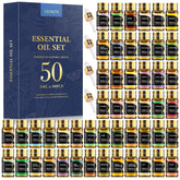 SACATR essential oil set bottles arranged for diffuser aroma enhancement.