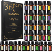 SACATR peppermint essential oil bottle for uplifting diffusions and massages.