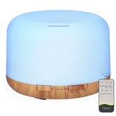 SACATR 500ml oil diffuser in a living room setup showcasing large capacity aroma diffusion