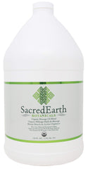 Sacred Earth Botanicals Organic Massage Oil 1 Gal unscented bottle for sensitive clients
