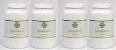 Sacred Earth Botanicals vegan massage cream 1 gal 4-pack bottle for full-body sessions, unscented and water dispersible.