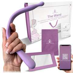 Sacred Weapon perineal massage tool tip for targeted trigger point release and comfort.