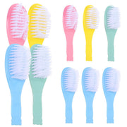 SAFIGLE baby hair brush set with soft bristles for delicate newborn scalp care.