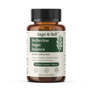 Sage & Self Berberine HCL bottle front for daily plant-based support.