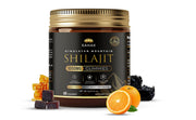 SAHAK Shilajit Gummies bottle pour for convenient daily energy.