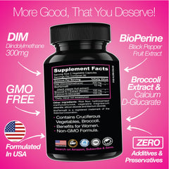 Saint Mingiano DIM 300 capsules closeup for easy daily supplementation.