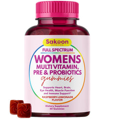 Sakoon Nutrition womens multivitamin gummies bottle for daily wellness