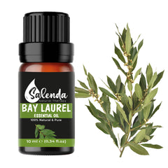 Salenda Bay Leaf Essential Oil bottle pour for diffuser sessions