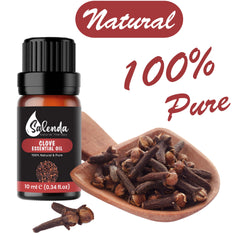 Salenda Clove oil in a diffuser scene with warm glow and spicy scent