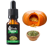Salenda pumpkin seed oil bottle for hair nourishment and skin care.