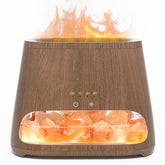 SALKING 2-in-1 Himalayan Salt Lamp Diffuser glows warmly while diffusing calming scents