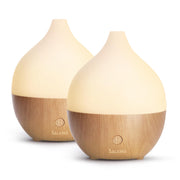 SALKING Essential Oil Diffuser Set 2, front view, compact twin units for home use.