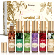 SALKING Essential Oils Roll-On Set – sandalwood for calming mood and focus.
