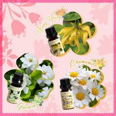 SALKING Floral Oils Set ylang ylang bottle uplifting mood