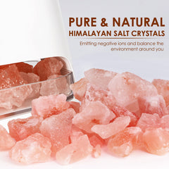 SALKING Himalayan salt lamp diffuser flame effect enhances ambiance