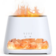 SALKING Himalayan salt lamp diffuser, front view, delivers gentle ambient lighting