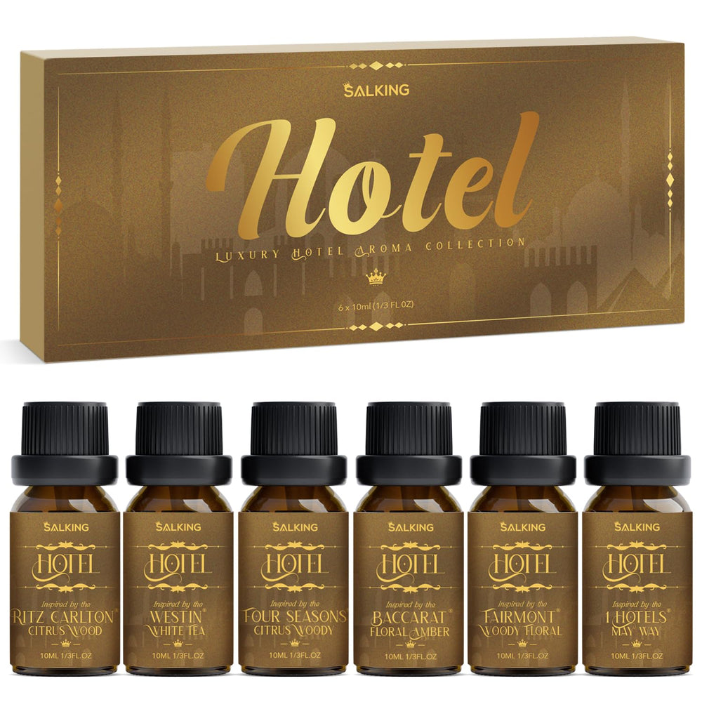 SALKING Hotel Diffuser Oil Set packaging, gift-ready luxury presentation.