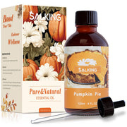 SALKING Pumpkin Pie Fragrance Oil bottle for rich autumn scent in diffusers.