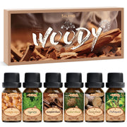 SALKING woody fragrance oil set bottles ready for diffuser use and ambiance