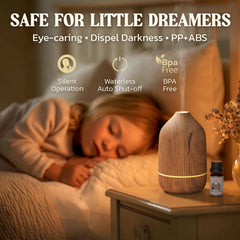 Salubrito auto shut-off diffuser ensuring safe use during evenings.