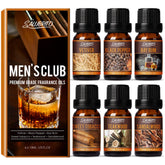 Salubrito Men's Club Sandalwood oil bottle for diffuser use and calming ambiance