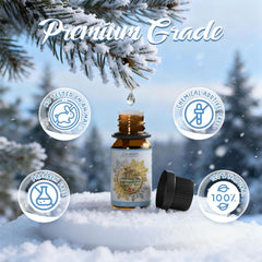 Salubrito candy cane fragrance oil for holiday diffuser ambiance.