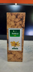 Salvia Arnica amber glass bottle highlighting premium packaging.